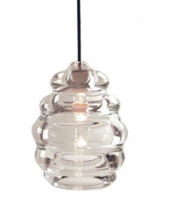 thick clear beehive pendant lamps 8