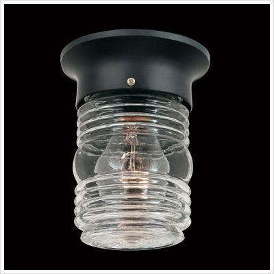 ribbed glass outdoor light 8
