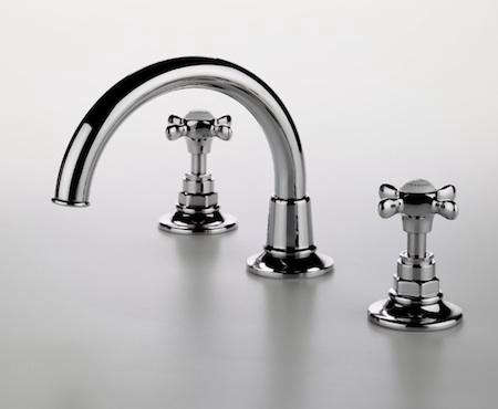 three hole deck mounted lavatory faucet 8