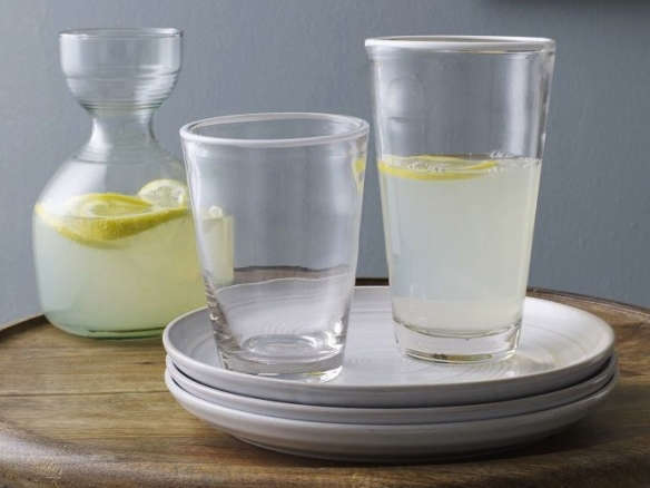 stemless glassware set  white 8