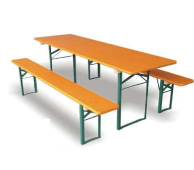 biergarten table and bench set 8