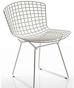 Bertoia Side Chair with Seat Pad portrait 5