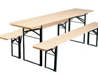biergarten table  