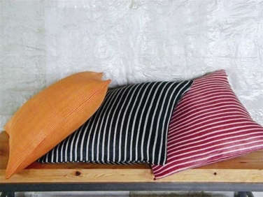 bitters striped abaca cushions  