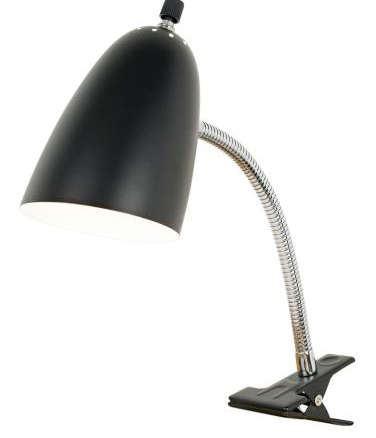 black gooseneck headboard clip lamp 8