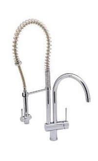 blanco kitchen faucet with commercial pull down spray 8