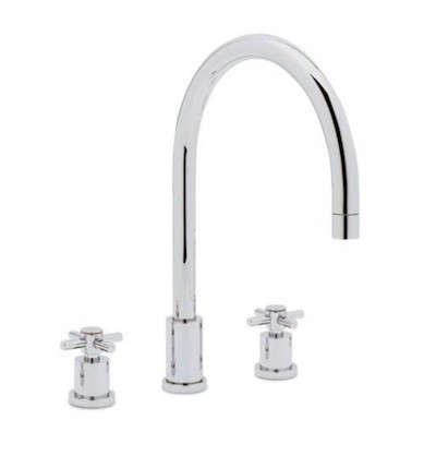 blanco two handle widespread kitchen faucet 8