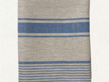 blue stripe tablecloth  