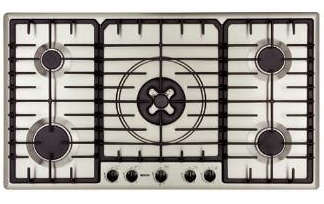 stainless steel 5 burner gas cooktop 8