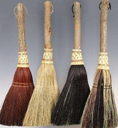 natural colored hearth broom 8