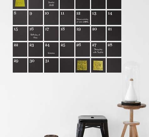 calendar wall stickers ferm  