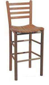 ladderback economy bar stool 8