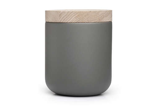 ceramic pot cool gray 8