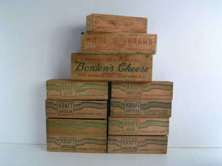 old wooden cheese boxes 8
