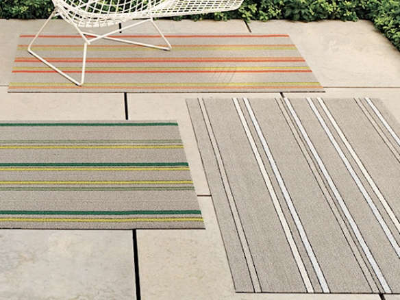 chilewich outdoor shag mats  