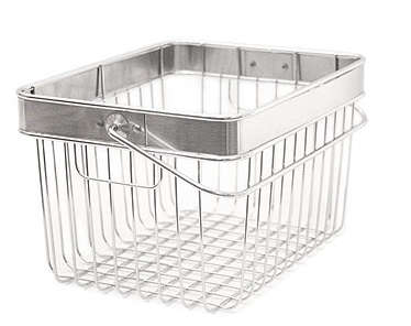 chrome wire storage basket