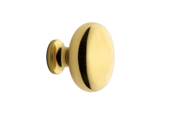 classic round brass cabinet knob 8
