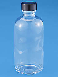 clear boston round glass bottles 8