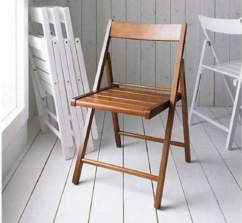 crate barrel folding chairs  