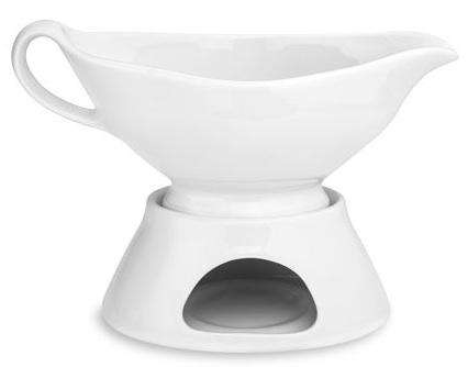 gravy boat with warming base 8