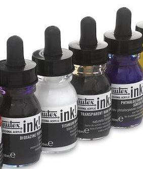 Professional Acrylic Ink - Iridescent Rich Copper, 30 ml
