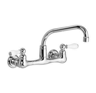 double handle wall mounted kitchen faucet 8