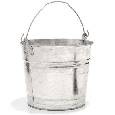 two gallon galvanized bucket 8