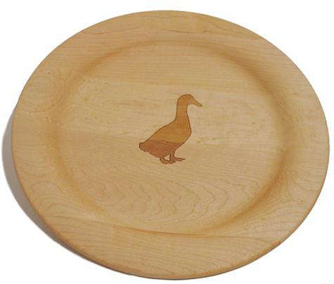 farm duck wood plate 8