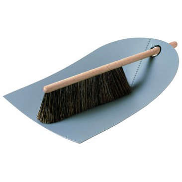 Oiled beech and horsehair brush and dustpan set portrait 26