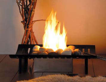 EcoSmart Burner Box Fireplace portrait 4