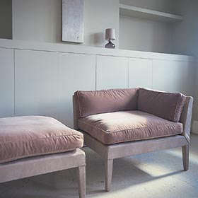 divine recline corner chair & stool 8