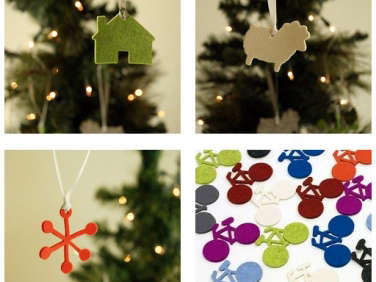 Holiday Gift Felt Tree Ornaments portrait 8