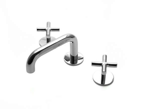 flyte low profile three hole deck mounted faucet 8