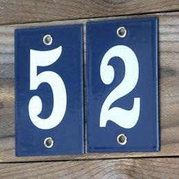 french enamel numbers willow stone