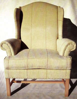 custom made wingback chair 8