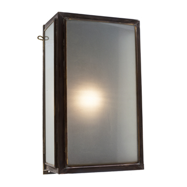 box wall light frosted glass 8