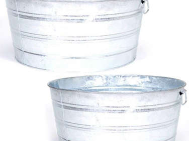galvanized round washtubs amazon  