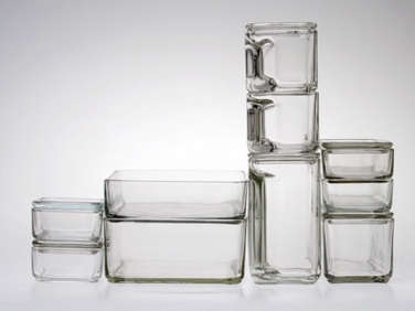glassware small tins  