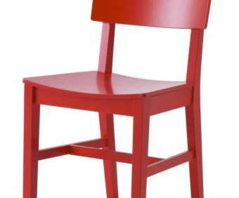 ikea red norvald chair  