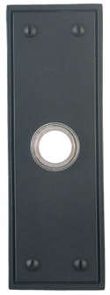 rectangle satin black doorbell 8