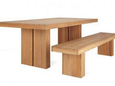 kayu dining table bench large  