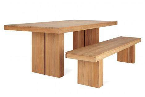 kayu dining table bench large