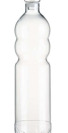 large glass beverage bottle  