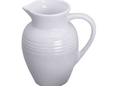 le creuset whitel stoneware pitcher large  