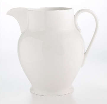 martha stewart collection whiteware pitcher 8