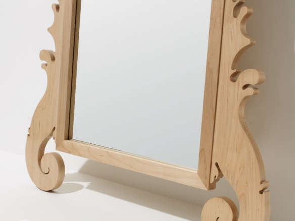 paul loebach furniture design wood mirror 8