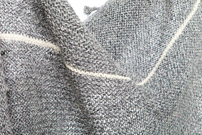 Hand Knitted Alpaca Blanket