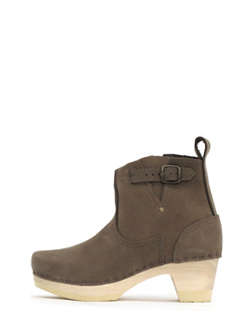 no.6 leather buckle boot 8