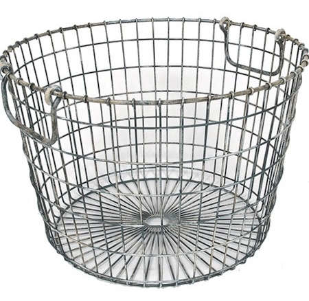 peddler’s round wire basket 8