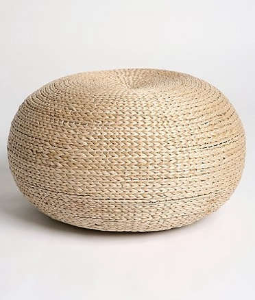 rattan pouf urban outfitters  